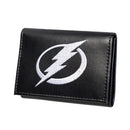 Tampa Bay Lightning Black Tri-Fold Embroidered Wallet w/ RFID Blocking