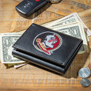 Florida State University Black Tri-Fold Embroidered Wallet w/ RFID Blocking