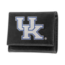 University of Kentucky Black Tri-Fold Embroidered Wallet w/ RFID Blocking