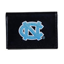 University of North Carolina Black Tri-Fold Embroidered Wallet w/ RFID Blocking