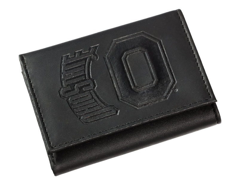 Evergreen Gifts,Ohio State University, Tri-Fold Wallet, Black,4.25x3.13x0.75 Inches