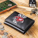 University of Wisconsin-Madison Black Tri-Fold Embroidered Wallet w/ RFID Blocking