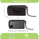 Wristlet Wallet, Black, Detroit Lions