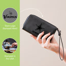 Wristlet Wallet, Black, Minnesota Vikings