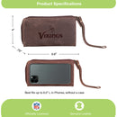 Wristlet Wallet, Brown, Minnesota Vikings
