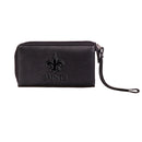 Wristlet Wallet, Black, New Orleans Saints