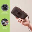 Wristlet Wallet, Brown, San Francisco 49ers