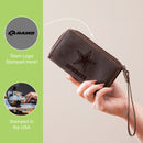 Wristlet Wallet, Brown, Los Angeles Rams