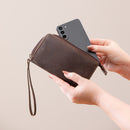 Detroit Tigers Wristlet Wallet Brown