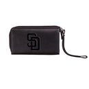 San Diego Padres Wristlet Wallet Black
