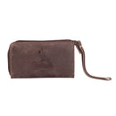 St Louis Cardinals Wristlet Wallet Brown