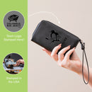Wristlet Wallet, Black, Columbus Blue Jackets