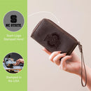 Wristlet Wallet, Brown, North Carolina State University