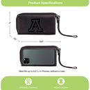 Wristlet Wallet, Black, University of Arizona