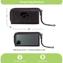 Wristlet Wallet, Black, University of Iowa