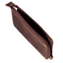 Fresno State Brown Wristlet Wallet, 100% Genuine Leather