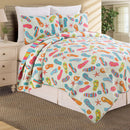 Flip Flop Twin Quilt Set