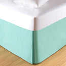 Aqua Twin Bed Skirt