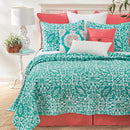 Madison Aqua Twin Quilt Set
