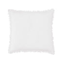 Trellis White Euro Sham Set