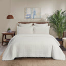 Trellis White F/Q Quilt Set