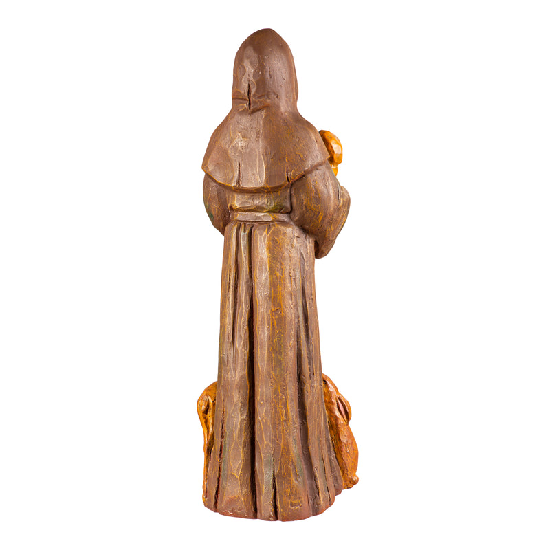 Evergreen Statuary,St. Francis Statuary,9.45x32.68x9.84 Inches