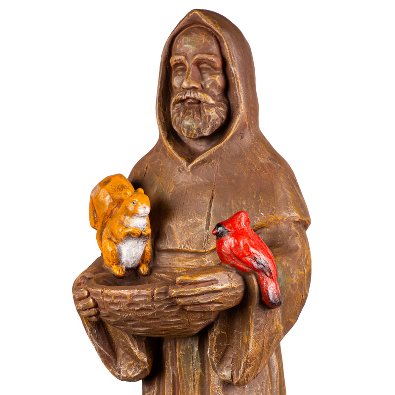 Evergreen Statuary,St. Francis Statuary,9.45x32.68x9.84 Inches