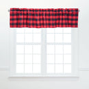 Franklin Black/Red Valance