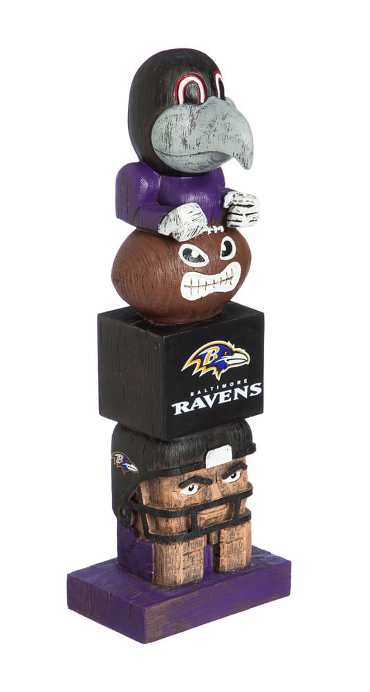 Evergreen Statuary,Team Garden Statue, Baltimore Ravens,5.5x4x16 Inches