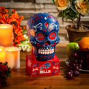 Buffalo Bills, Sugar Skull Statue, BLUE