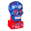Buffalo Bills, Sugar Skull Statue, BLUE