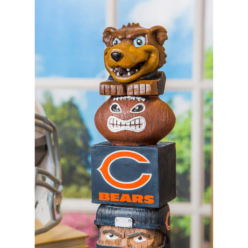 Evergreen Statuary,Team Garden Statue, Chicago Bears,5.5x4x16 Inches