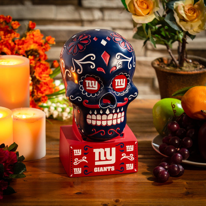 New York Giants, Sugar Skull Statue,843820skb