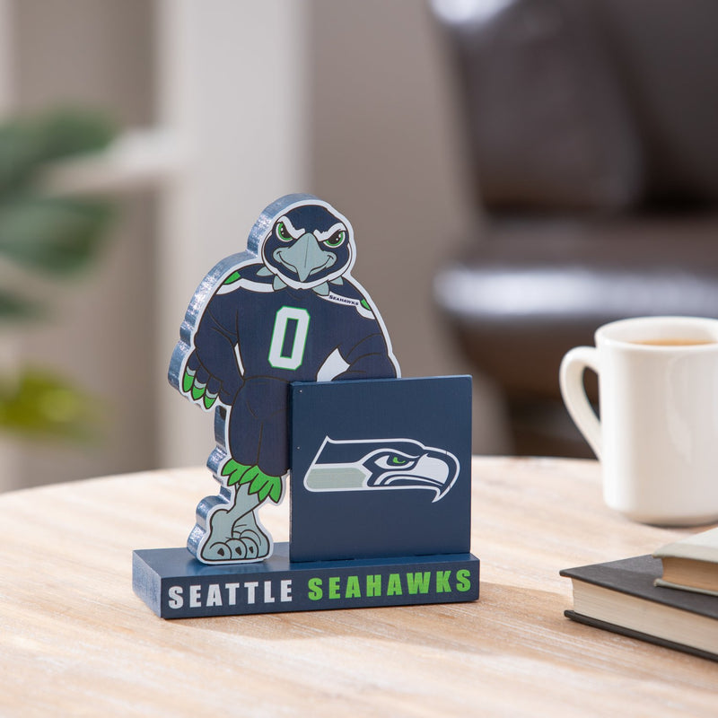 Mascot Statue, with Logo, Seattle Seahawks,843827mdf