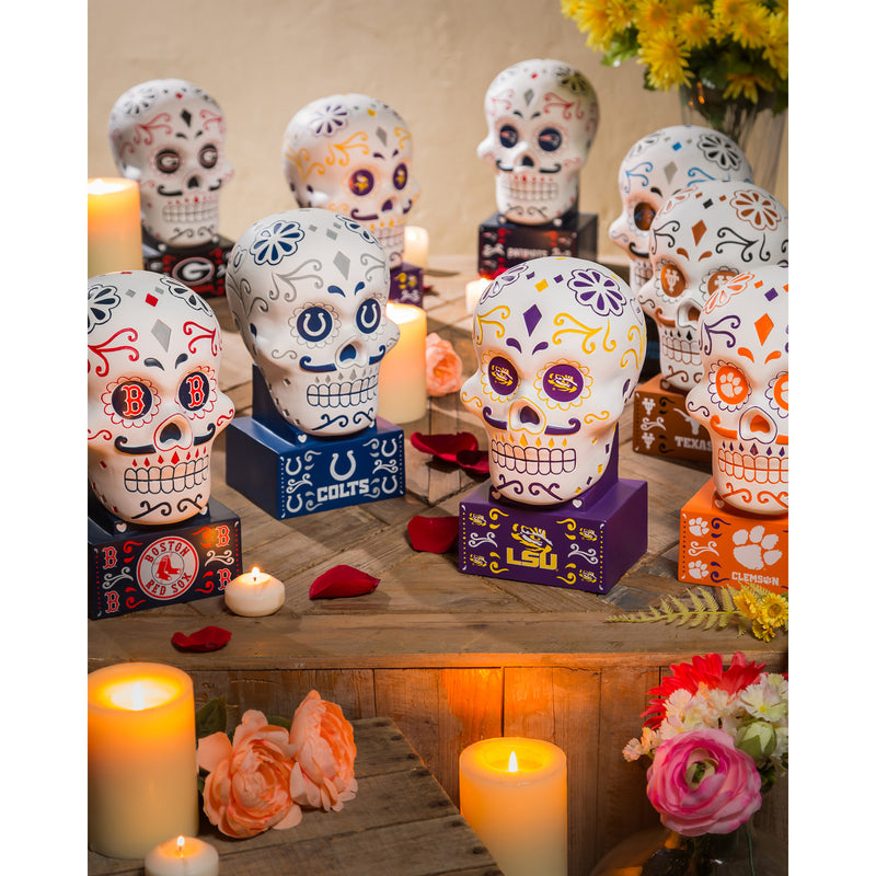 LSU, Sugar Skull Statue,84921sk