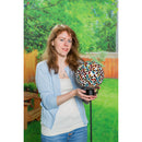 8" Mosaic Glass Gazing Ball, Bright Flowers,84g3377