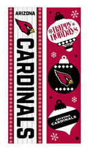 46" Double Sided Leaner, Arizona Cardinals, Christmas