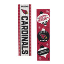 46" Double Sided Leaner, Arizona Cardinals, Christmas