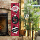46" Double Sided Leaner, Arizona Cardinals, Christmas