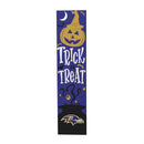 46" Double Sided Leaner, Baltimore Ravens, Halloween