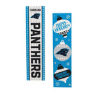 Carolina Panthers 46" Double Sided Leaner, Christmas
