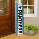 Carolina Panthers 46" Double Sided Leaner, Christmas