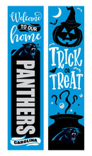 Carolina Panthers 46" Double Sided Leaner, Halloween