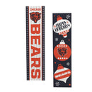 Chicago Bears 46" Double Sided Leaner, Christmas