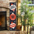 Chicago Bears 46" Double Sided Leaner, Christmas