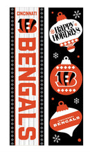 Cincinnati Bengals 46" Double Sided Leaner, Christmas