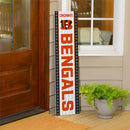 Cincinnati Bengals 46" Double Sided Leaner, Christmas