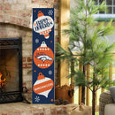 Denver Broncos 46" Double Sided Leaner, Christmas Ornament