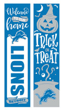 Detroit Lions 46" Double Sided Leaner, Halloween