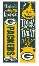 46" Double Sided Leaner, Green Bay Packers, Halloween